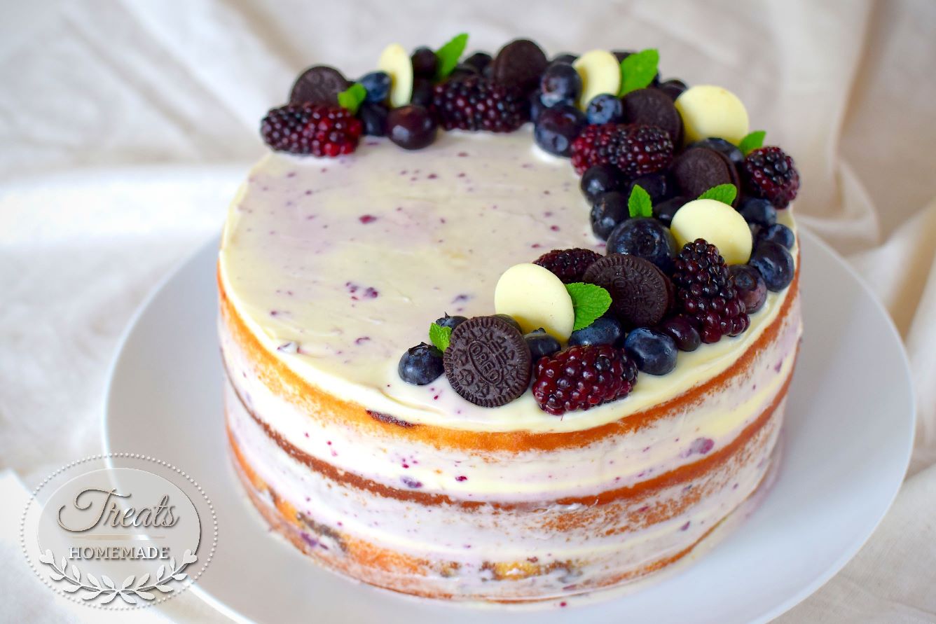 Speculoos & Blueberry Ice Cream Cake | Canadian Living