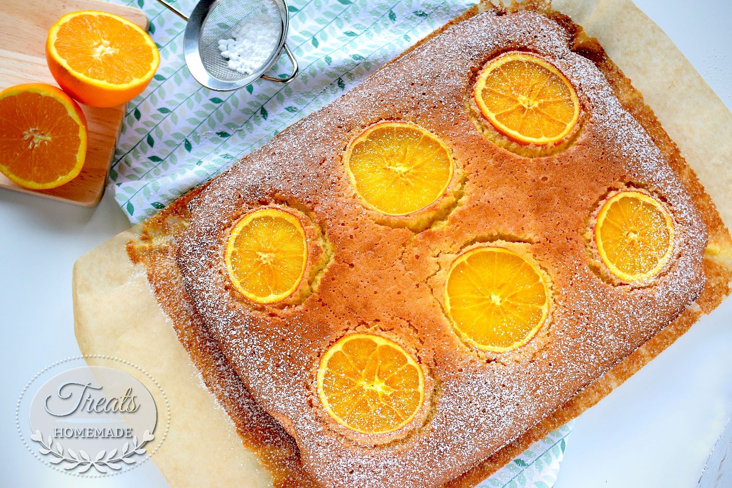 Orange Cake Treats Homemade