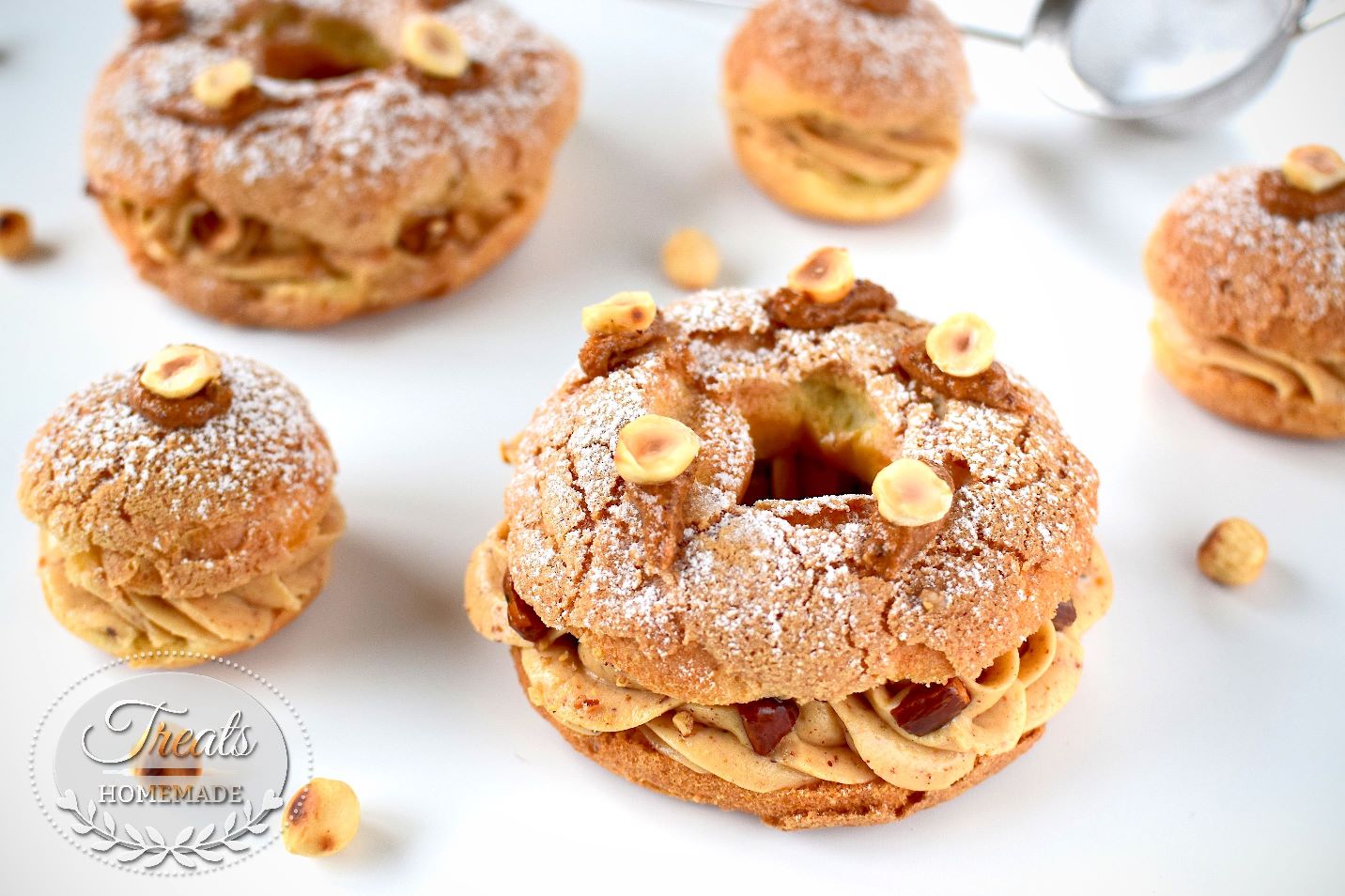 Paris Brest Treats Homemade